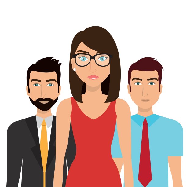 商务人士和团队合作图片下载