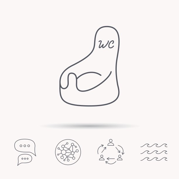 婴儿wc图标儿童厕所标志图片下载