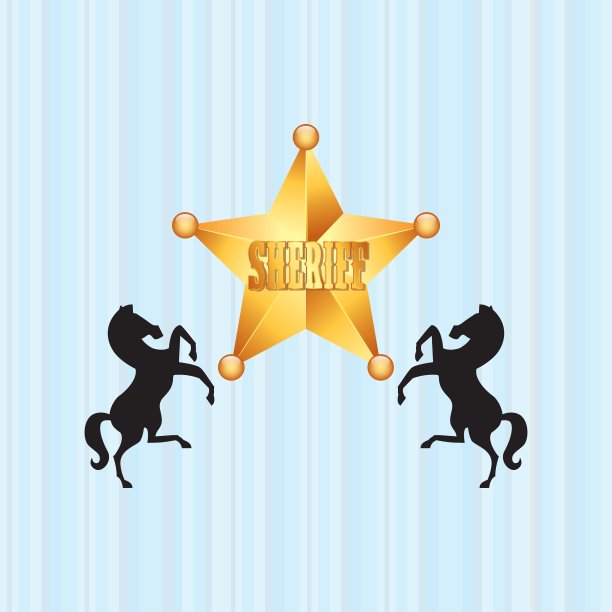 狂野西部图标设计图片下载