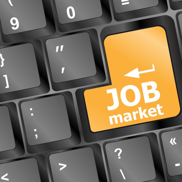 电脑键盘上的求职键图片下载