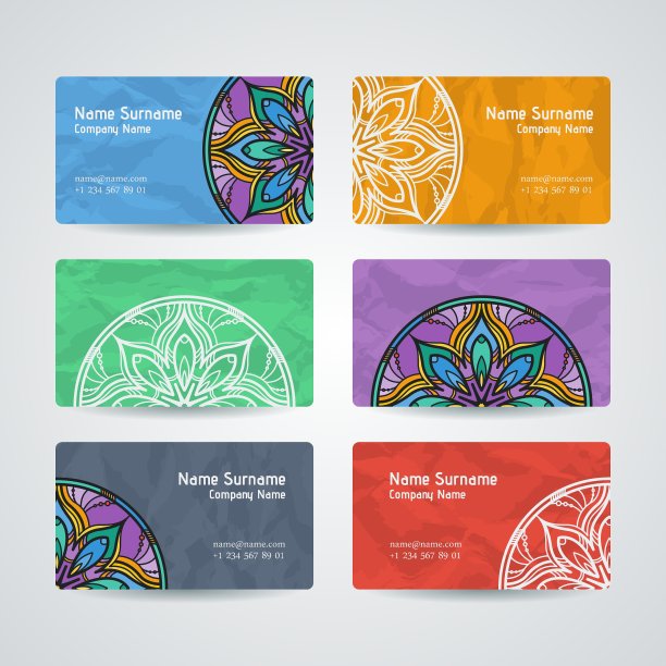 一套设计模板与名片图片下载