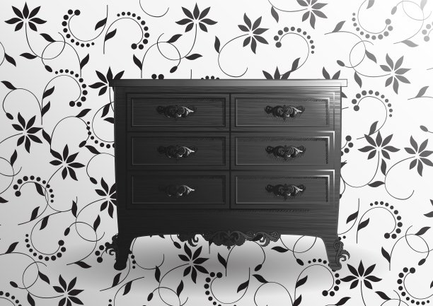 家中靠墙特写图片下载