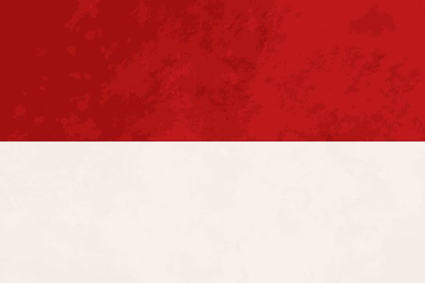 印尼国旗的真实比例与纹理图片下载