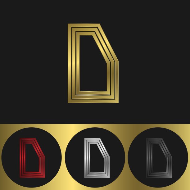 D字母标志图片下载