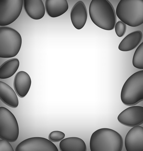石头像灰色的框架图片下载