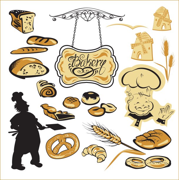 不同面包套图片下载