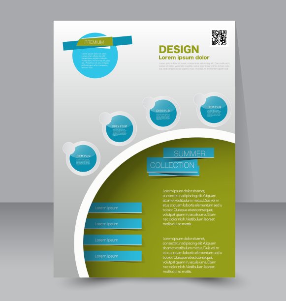 传单模板商业小册子可编辑A4图片下载