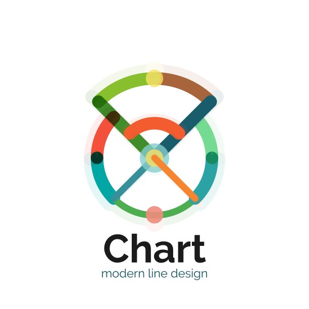 细线图表标志设计图形图标现代图片下载