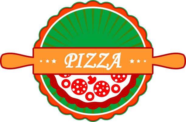 披萨的标签图片下载