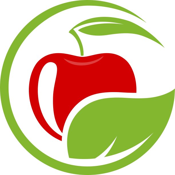 标志与红色水果标志的化妆品图片下载