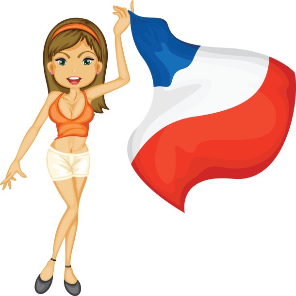 一个爱国的女人图片下载