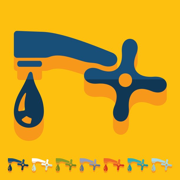 平面设计的水龙头图片下载