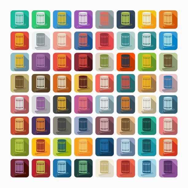 扁平设计棉签图片下载