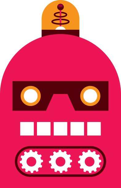 机器人电动化身图标图片下载