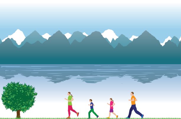 家庭运动图片下载