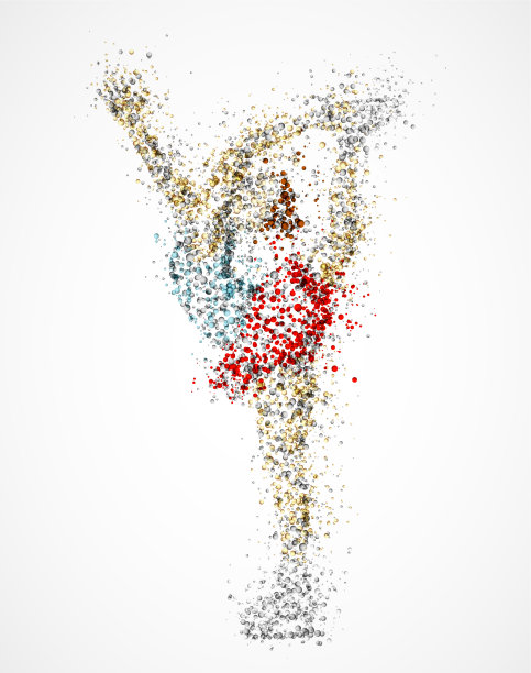 抽象的花样滑冰运动员图片下载