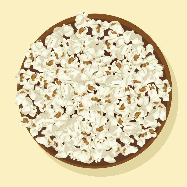 爆米花的碗图片下载