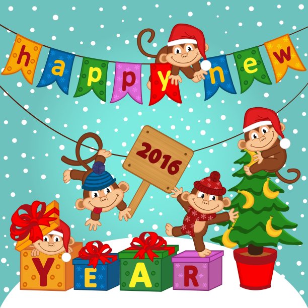 2016年猴年图片下载