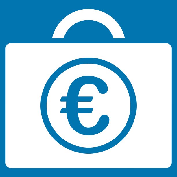 欧元行李图标图片下载