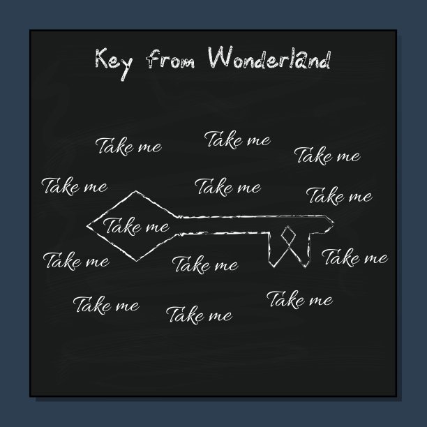 《爱丽丝梦游仙境》的钥匙图片下载