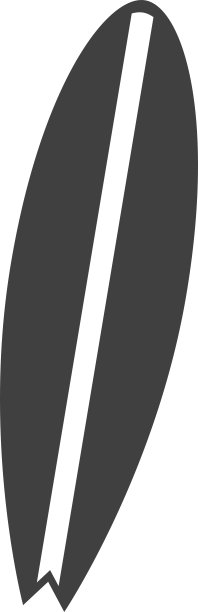 冲浪板孤立在白色图片下载