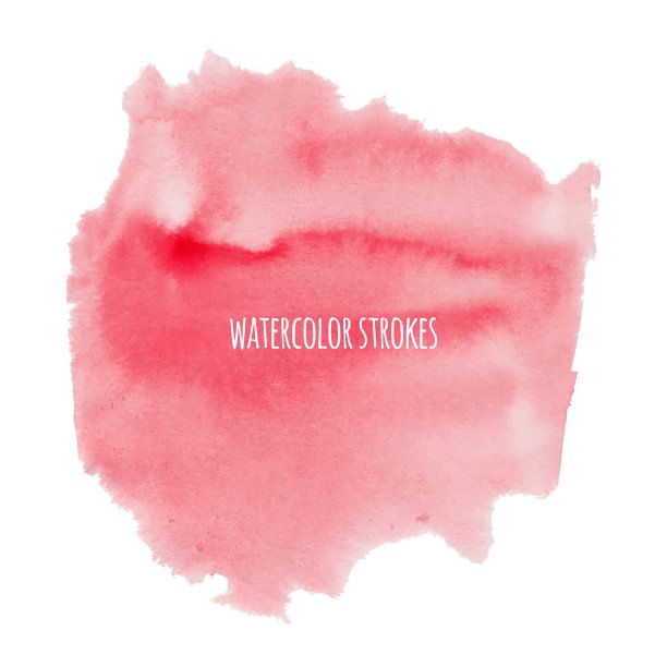 水彩笔触和纹理设计图片下载