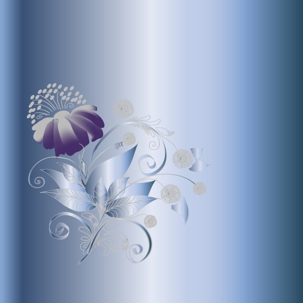 背景构图与一朵花图片下载