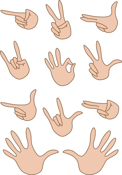 手势组图片下载