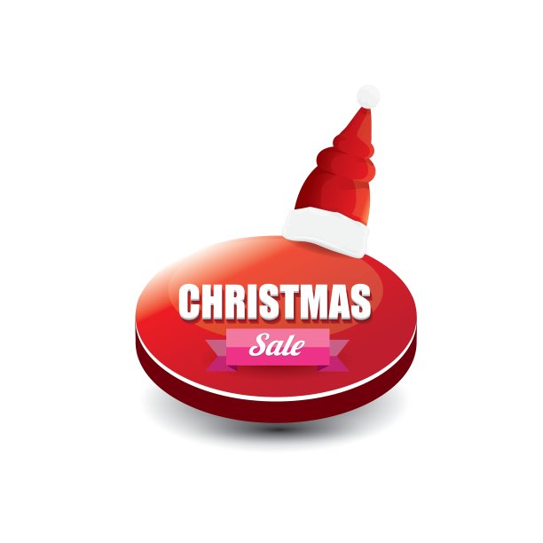 圣诞销售标签或标签图片下载