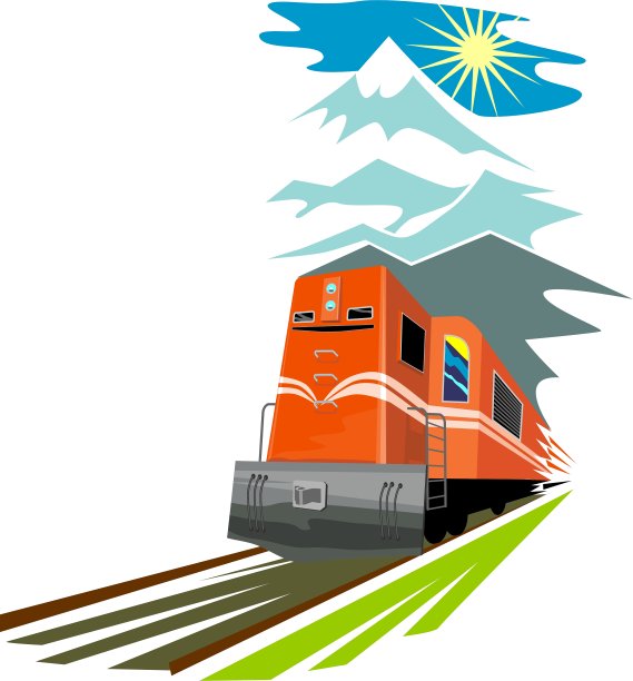 柴油火车复古图片下载