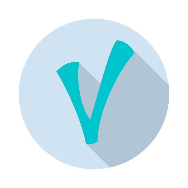 Checkmark图标平坦样式图片下载