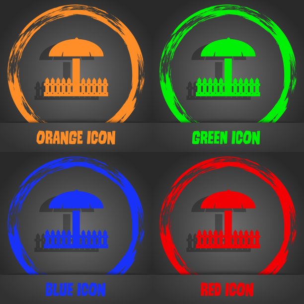 沙盒图标标志时尚现代风格在图片下载