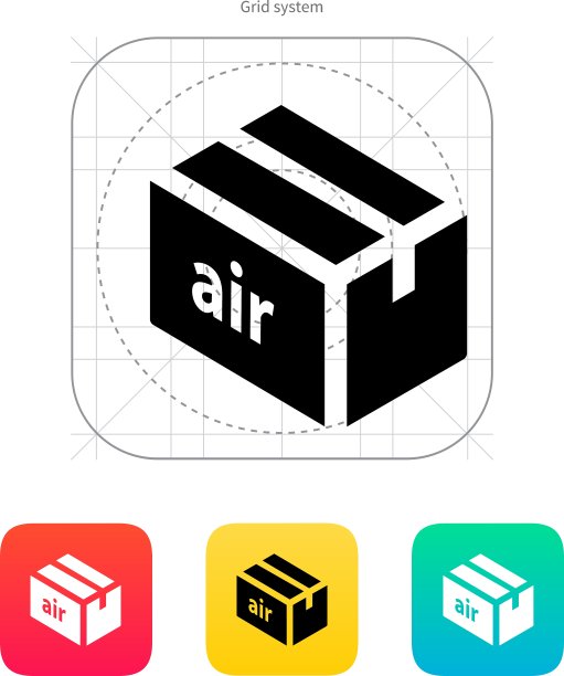 空中配送图标图片下载
