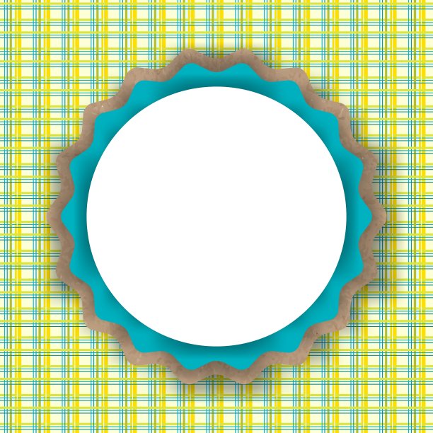 在彩色背景格纹上的文本模板图片下载