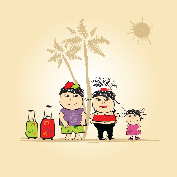 家庭度假图片下载