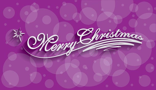 圣诞快乐，手写贺卡图片下载