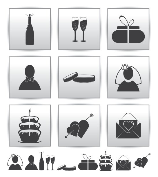 收集网页图标设置结婚礼物图片下载