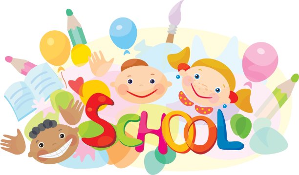 学校的孩子图片下载