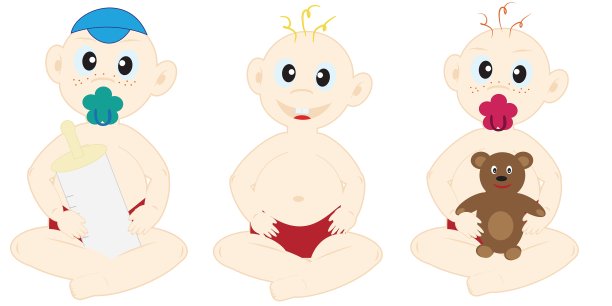 三个快乐的孩子图片下载