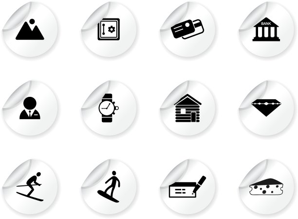 瑞士标志贴纸图片下载