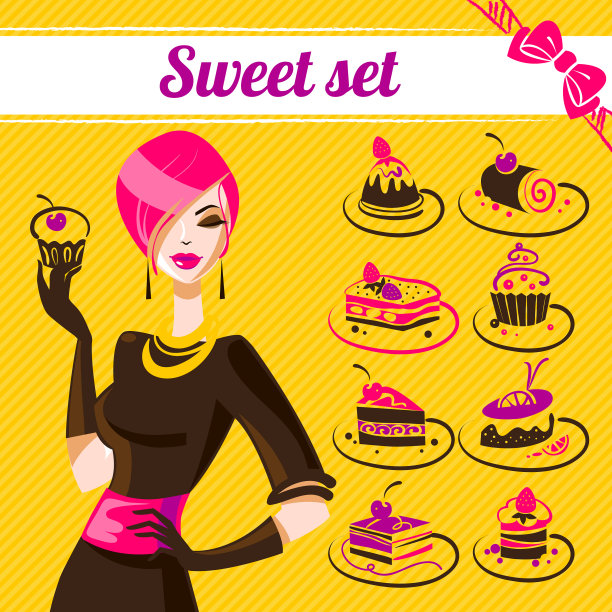 甜蛋糕图标图片下载