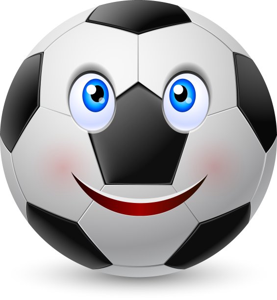 足球上的笑脸图片下载