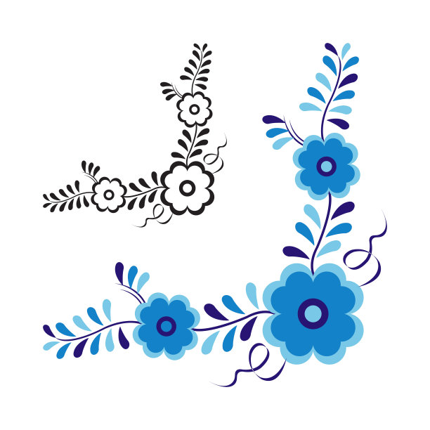 传统的民间装饰图案图片下载