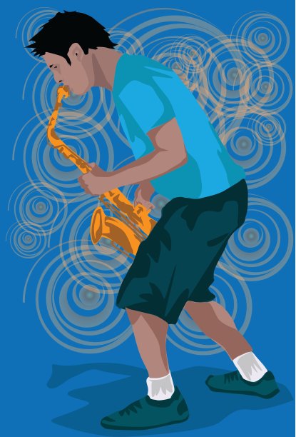 萨克斯独奏图片下载