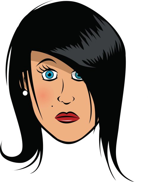 面对女图片下载