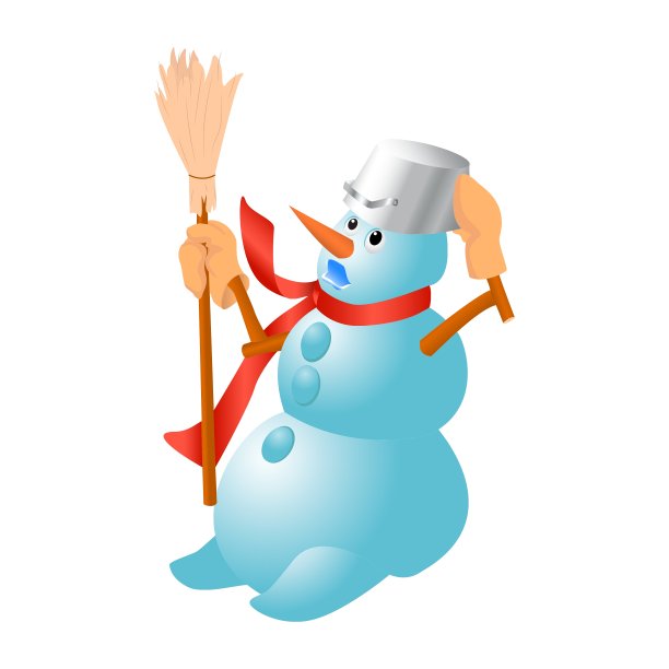 圣诞节非常可爱的雪人图片下载