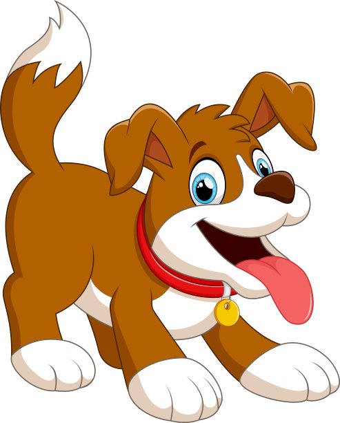 可爱有趣的狗卡通图片下载