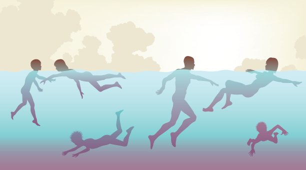 人游泳图片下载