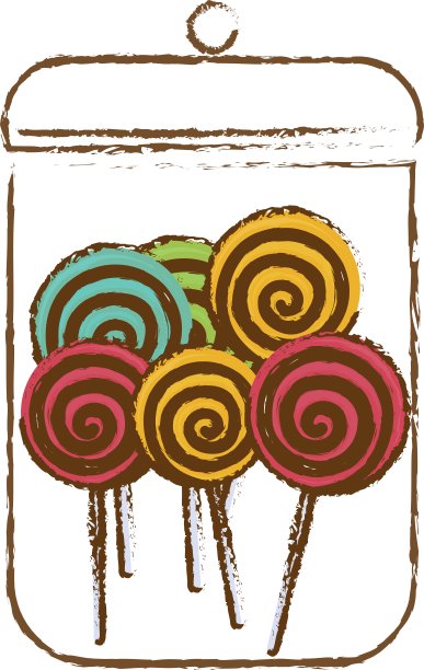 甜蜜的糖果设计图片下载