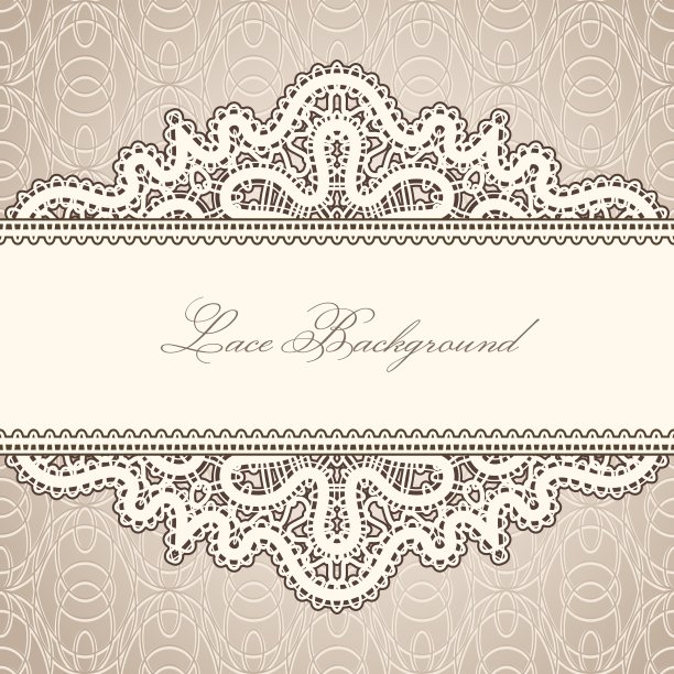 旧的花边背景图片下载